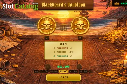 Οθόνη2. Blackbeard´s Doubloon Κουλοχέρης