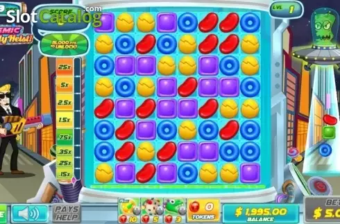 Οθόνη3. Cosmic Candy Heist Κουλοχέρης