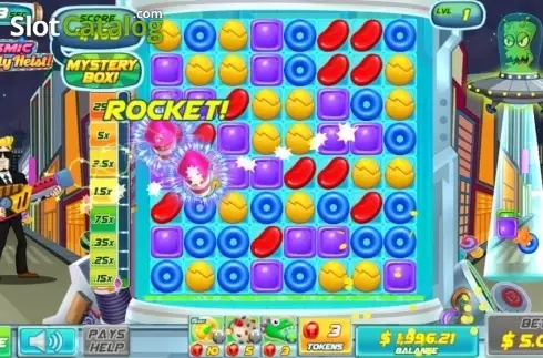Οθόνη5. Cosmic Candy Heist Κουλοχέρης