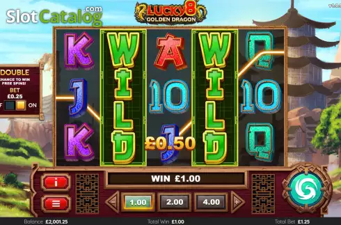 Οθόνη3. Lucky 8 Golden Dragon Κουλοχέρης