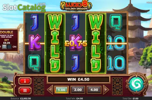 Οθόνη4. Lucky 8 Golden Dragon Κουλοχέρης
