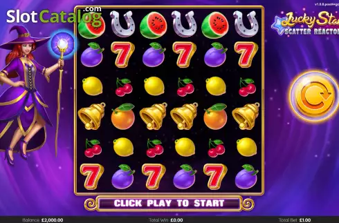 Οθόνη2. Lucky Stars Scatter Reactors Κουλοχέρης