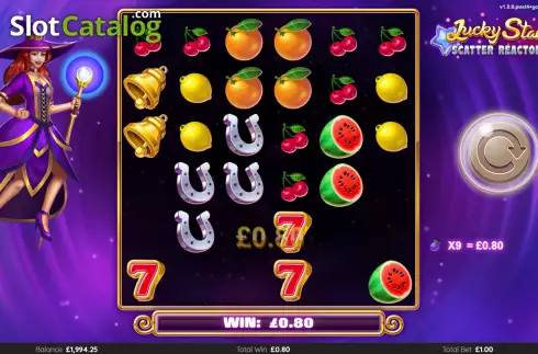 Οθόνη4. Lucky Stars Scatter Reactors Κουλοχέρης
