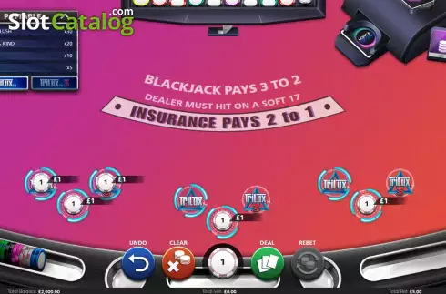 Οθόνη2. Blackjack Trilux Κουλοχέρης