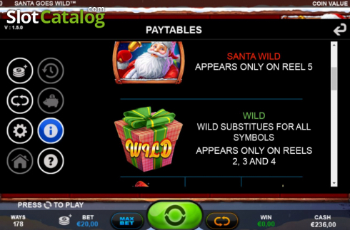 Οθόνη8. Santa Goes Wild Κουλοχέρης 