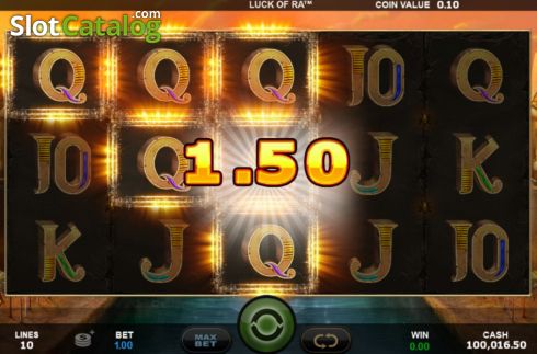 Οθόνη4. Luck of Ra Κουλοχέρης