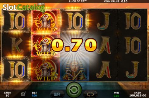 Οθόνη5. Luck of Ra Κουλοχέρης