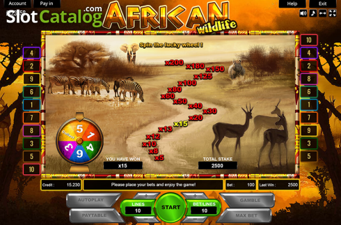 Οθόνη5. African Wildlife Κουλοχέρης