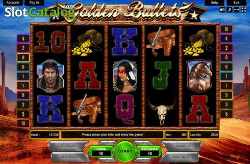 Οθόνη2. Golden Bullets Κουλοχέρης 