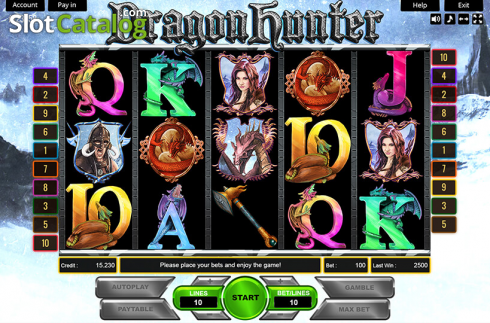 Οθόνη2. Dragon Hunter (Platin Gaming) Κουλοχέρης