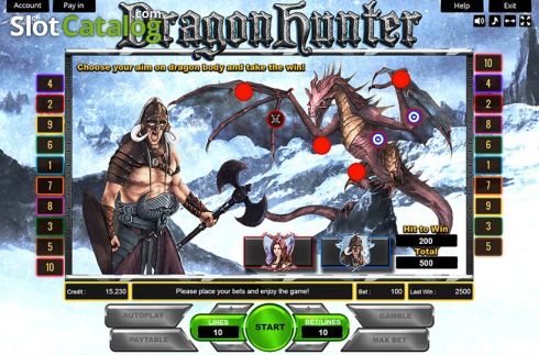 Οθόνη5. Dragon Hunter (Platin Gaming) Κουλοχέρης