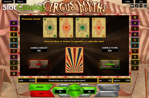 Οθόνη3. Circus Icons Κουλοχέρης 