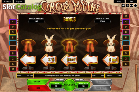 Οθόνη4. Circus Icons Κουλοχέρης 