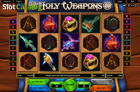 Οθόνη2. Holy Weapons Κουλοχέρης