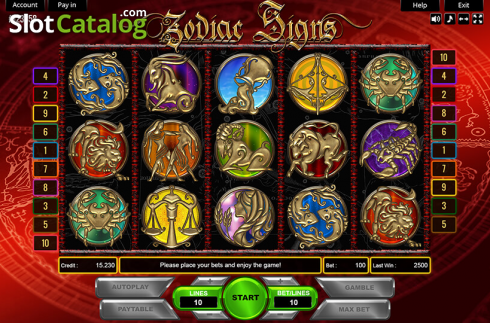 Οθόνη2. Zodiac Signs Κουλοχέρης