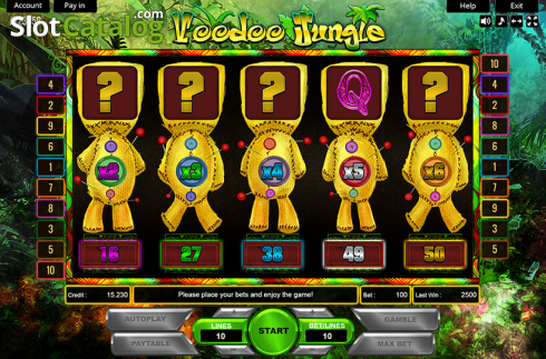 Οθόνη5. Voodoo Jungle Κουλοχέρης