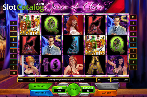 Οθόνη2. Queen of Clubs Κουλοχέρης
