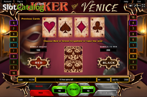 Οθόνη4. Joker of Venice Κουλοχέρης