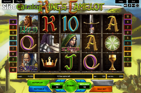 Οθόνη2. Kings Camelot Κουλοχέρης
