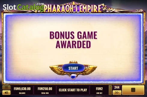 Οθόνη4. Pharaoh's Empire (Platipus) Κουλοχέρης