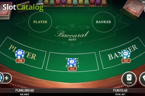 Οθόνη2. Baccarat Mini (Platipus) Κουλοχέρης
