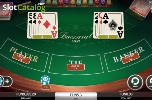 Οθόνη3. Baccarat Mini (Platipus) Κουλοχέρης