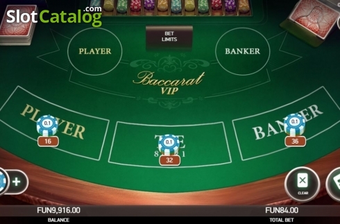 Οθόνη2. Baccarat VIP (Platipus) Κουλοχέρης