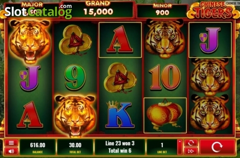Οθόνη4. Chinese Tigers Κουλοχέρης