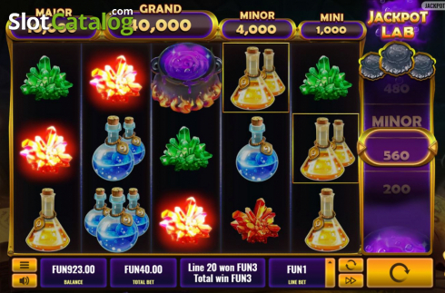 Οθόνη3. Jackpot Lab Κουλοχέρης