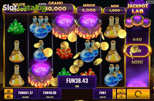Οθόνη4. Jackpot Lab Κουλοχέρης