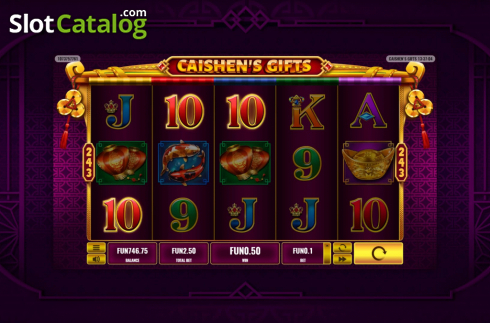Οθόνη3. Caishen's Gift Κουλοχέρης