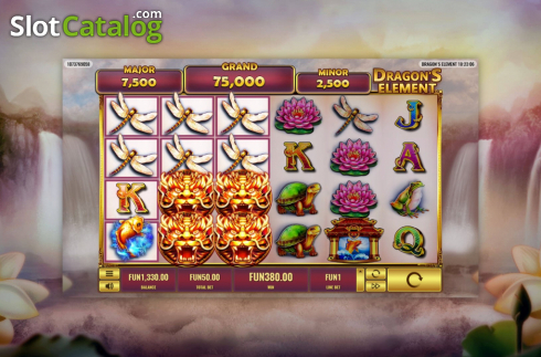 Οθόνη3. Dragon's Element Κουλοχέρης
