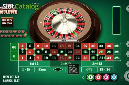 Οθόνη2. American Roulette (Platipus) Κουλοχέρης