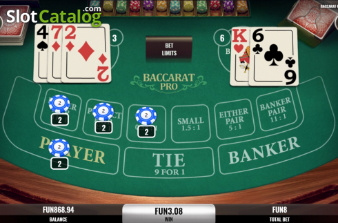 Οθόνη3. Baccarat Pro Κουλοχέρης