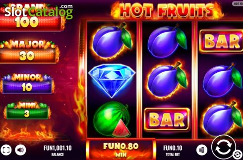 Οθόνη4. Hot Fruits (Platipus) Κουλοχέρης