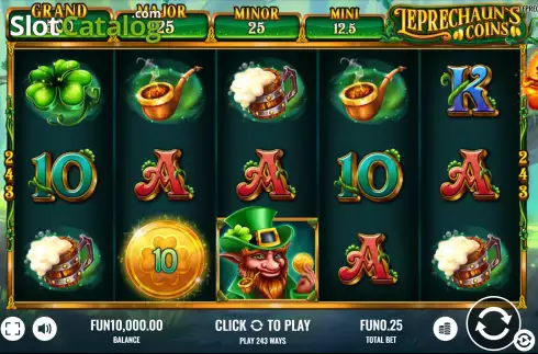 Οθόνη2. Leprechaun's Coins Κουλοχέρης