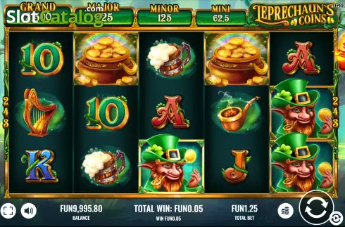 Οθόνη3. Leprechaun's Coins Κουλοχέρης