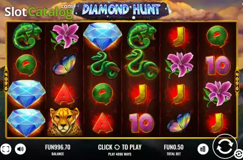 Οθόνη2. Diamond Hunt Κουλοχέρης