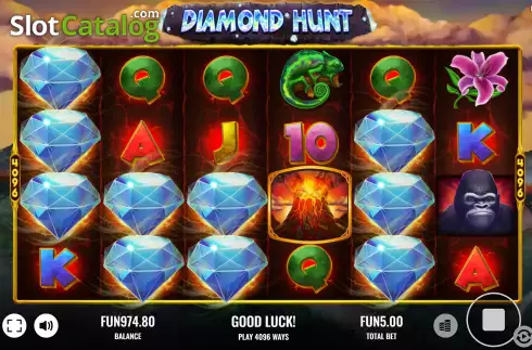 Οθόνη5. Diamond Hunt Κουλοχέρης