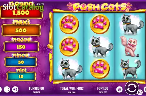 Οθόνη4. Posh Cats Κουλοχέρης
