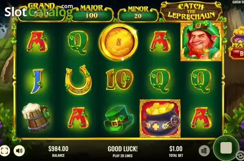 Οθόνη5. Catch The Leprechaun Κουλοχέρης