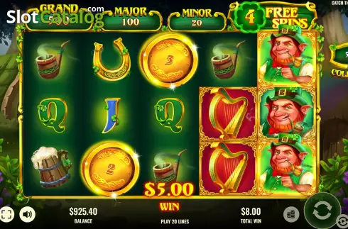 Οθόνη9. Catch The Leprechaun Κουλοχέρης