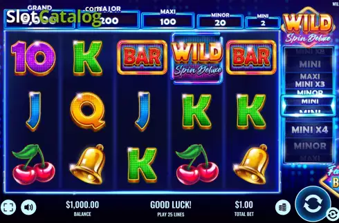 Οθόνη2. Wild Spin Deluxe Κουλοχέρης