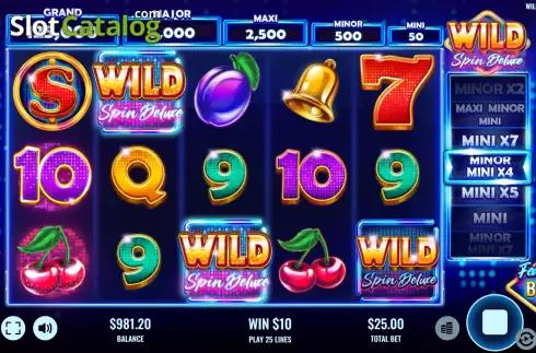 Οθόνη4. Wild Spin Deluxe Κουλοχέρης
