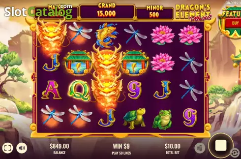 Οθόνη4. Dragon's Element Deluxe Κουλοχέρης