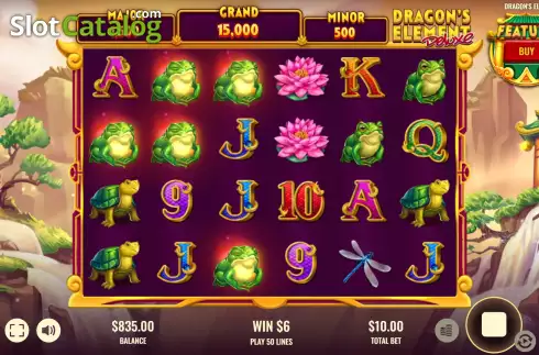 Οθόνη5. Dragon's Element Deluxe Κουλοχέρης