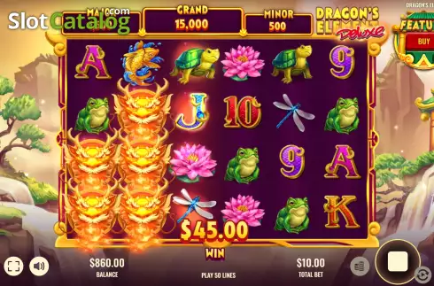 Οθόνη6. Dragon's Element Deluxe Κουλοχέρης