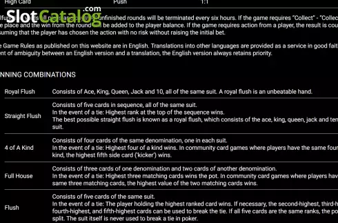 Οθόνη9. Texas Hold 'Em (Platipus) Κουλοχέρης