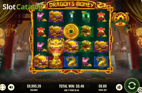 Οθόνη3. Dragon's Money Κουλοχέρης
