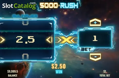 Οθόνη3. 5000x Rush Κουλοχέρης